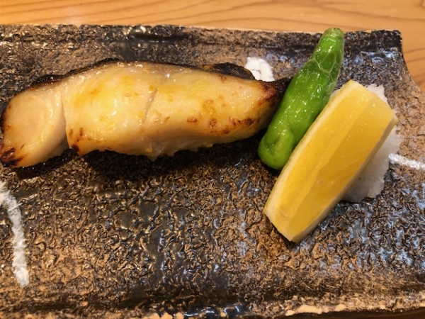 銀鱈西京焼き 銀鱈西京焼きは大好物でした