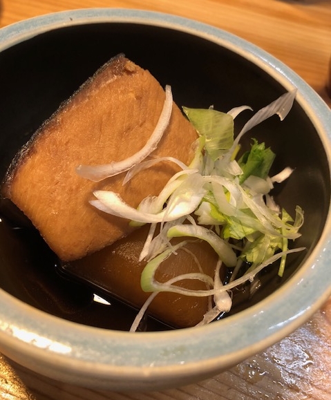 ここでぶり大根とは…なかなかお腹いっぱい ぶり大根